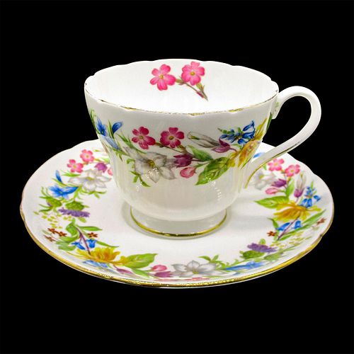 2 PC SHELLEY ENGLAND CUP AND SAUCER,