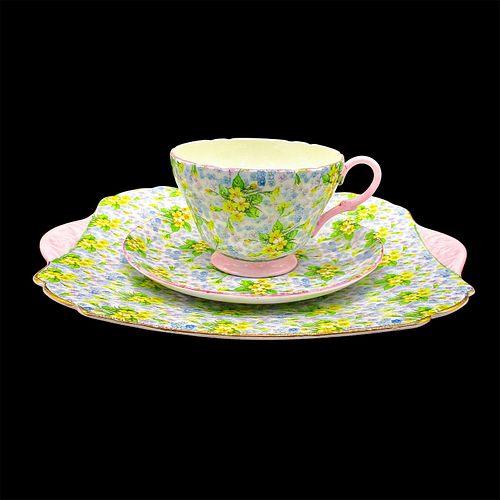 3PC SHELLEY ENGLAND TEA SET TRIO  396079