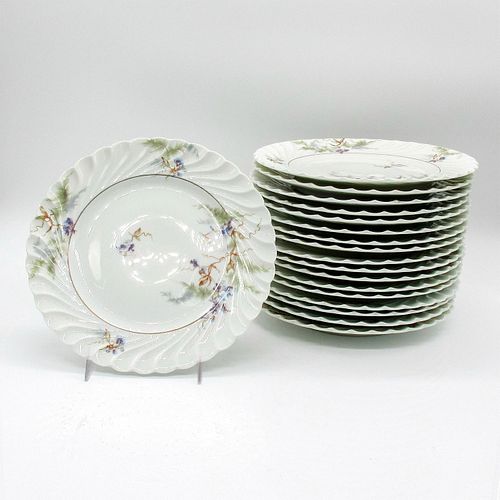 18PC HAVILAND SALAD PLATES, ORSAYWhite