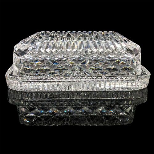 WATERFORD CUT CRYSTAL BUTTER DISHBeautiful