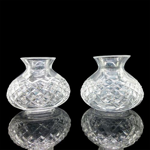 2PC WATERFORD CUT CRYSTAL LISMORE