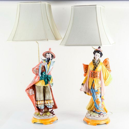 PAIR OF ITALIAN ORIENTAL FIGURE