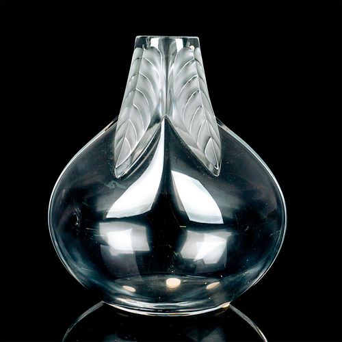 LALIQUE CRYSTAL OSUMI LEAF VASECombination 396217