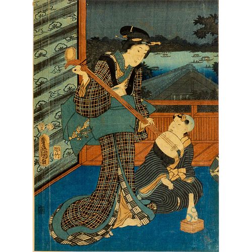 UTAGAWA TOYOKUNI JAPANESE UKIYO E 396289