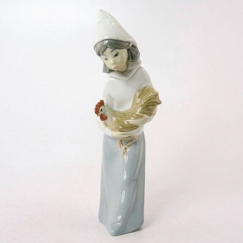 GIRL WITH ROOSTER 1004677 LLADRO 396694