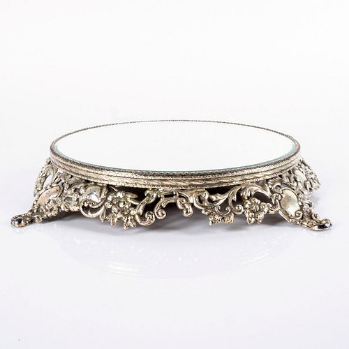 VINTAGE MIRROR CLAW-FOOTED PLATEAUVictorian