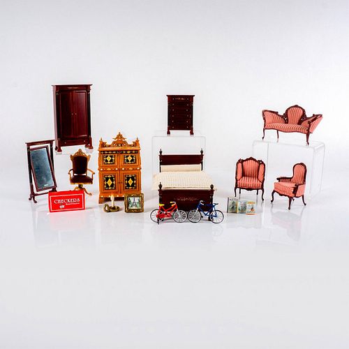 24PC VICTORIAN DOLLHOUSE MINIATURES 39680a