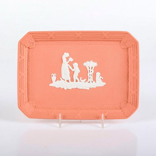 WEDGWOOD TERRACOTTA JASPERWARE TRAY,