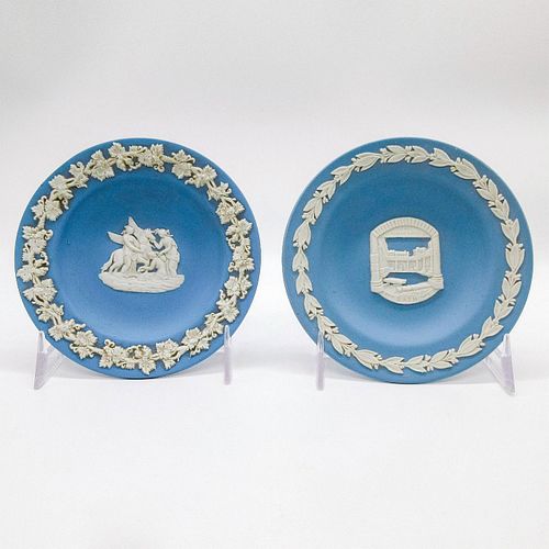 SET OF 2 WEDGWOOD PALE BLUE JASPERWARE 396842