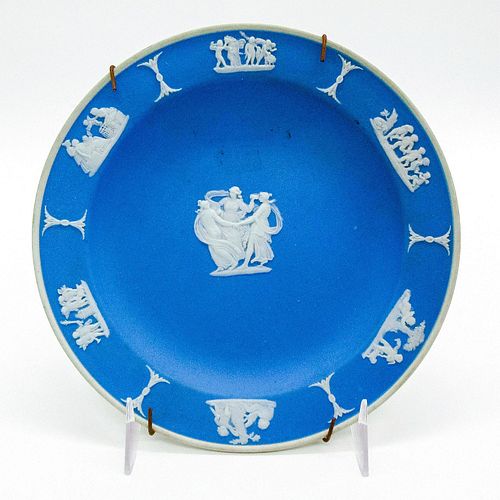 WEDGWOOD BLUE JASPERWARE, THREE