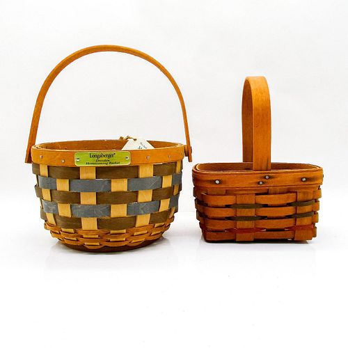 2 LONGABERGER SMALL BASKETS DRESDEN 3968d5