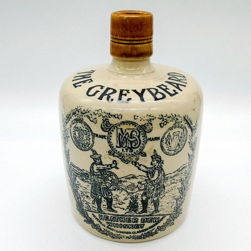 GRAYBEARD HEATHER DEW WHISKEY STONEWARE 396a1b