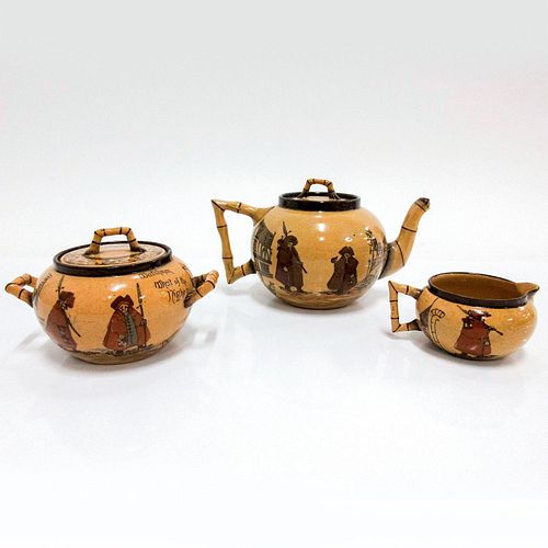 3PC ROYAL DOULTON NIGHT WATCHMAN TEA