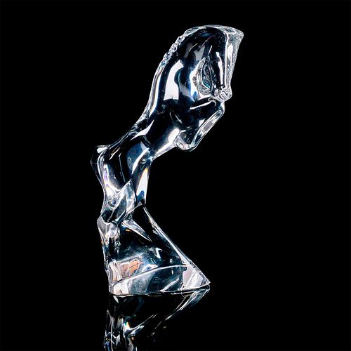 BACCARAT CRYSTAL SCULPTURE REARING 396a71