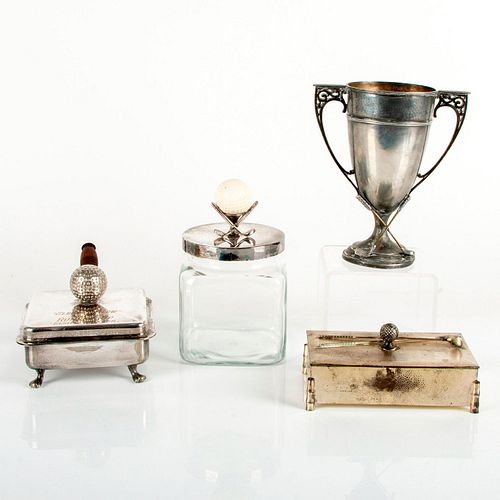 ASSORTED GOLF MEMORABILIAGolf trophy.