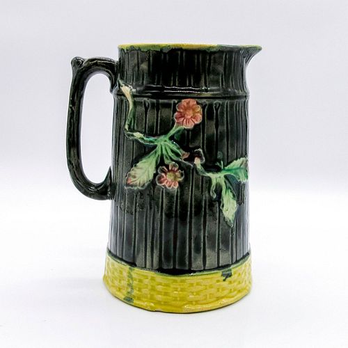 MAJOLICA POTTERY FLORAL BLOSSOM 396bb1