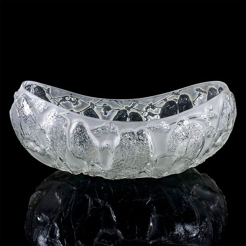 CONSOLIDATED ART GLASS CANOE BOWL  396bf6