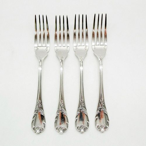 4PC CHRISTOFLE MARLY PATTERN SILVER 396c12