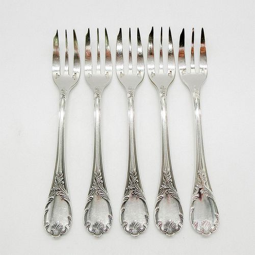 5PC CHRISTOFLE MARLY PATTERN SILVER 396c13