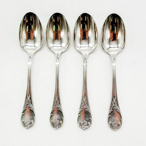 4PC CHRISTOFLE MARLY PATTERN SILVER 396c19