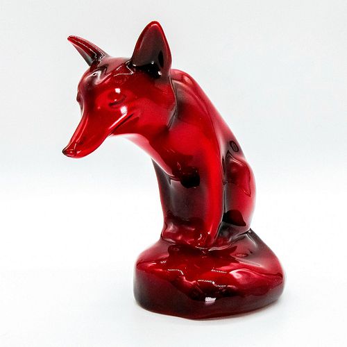 ROYAL DOULTON FLAMBE ANIMAL FOX 396ca8