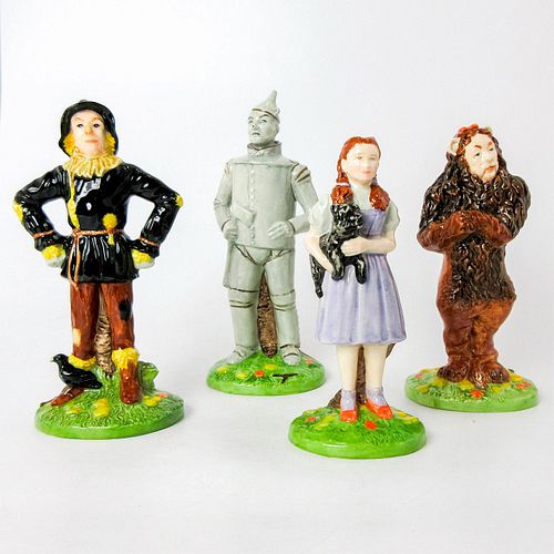 4PC ROYAL DOULTON FIGURINES, THE WIZARD