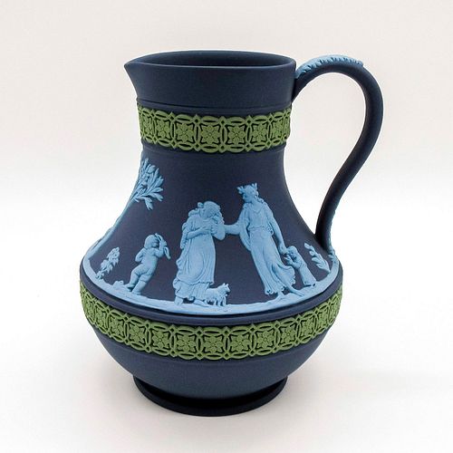 WEDGWOOD NAVY BLUE TRICOLOR JASPERWARE  396eae