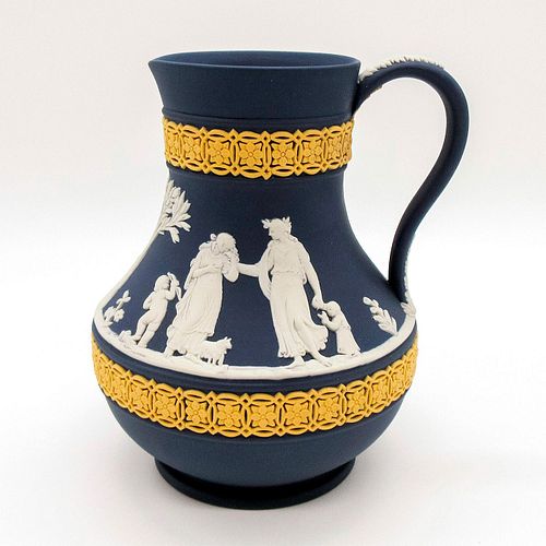 WEDGWOOD DARK BLUE TRICOLOR JASPERWARE  396eaf