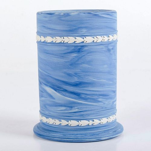 WEDGWOOD BLUE MARBLE JASPERWARE,