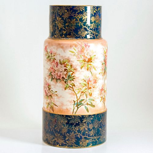 DOULTON BURSLEM LARGE CYLINDRICAL FLORAL