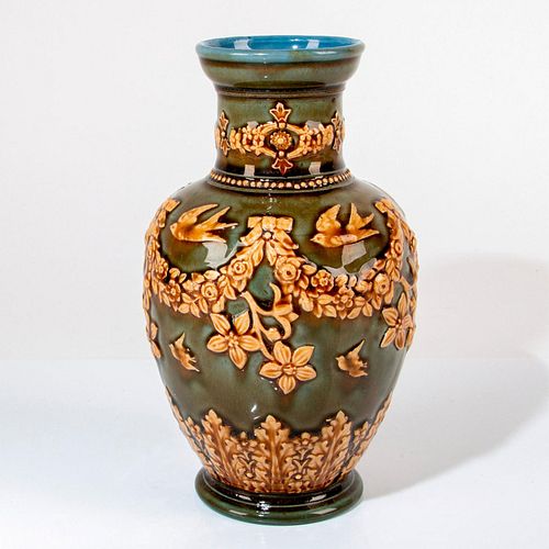 DOULTON LAMBETH VASE WITH BIRDS