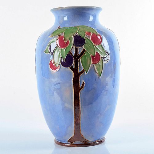 ROYAL DOULTON TALL VASE WITH FRUIT 396ec8