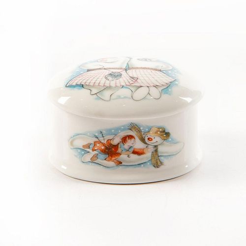 ROYAL DOULTON SNOWMAN TRINKET BOX  399660