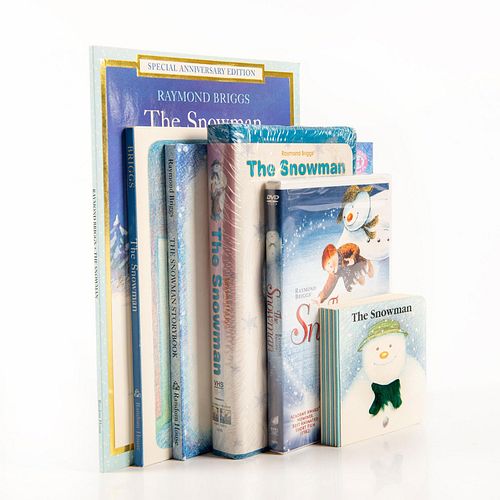 4 BOOKS, VHS, DVD OF THE SNOWMAN