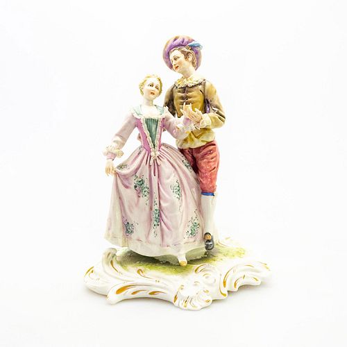 CAPODIMONTE LACE FIGURAL GROUP,