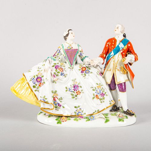 LG MEISSEN FIGURE GROUP, AUGUSTUS