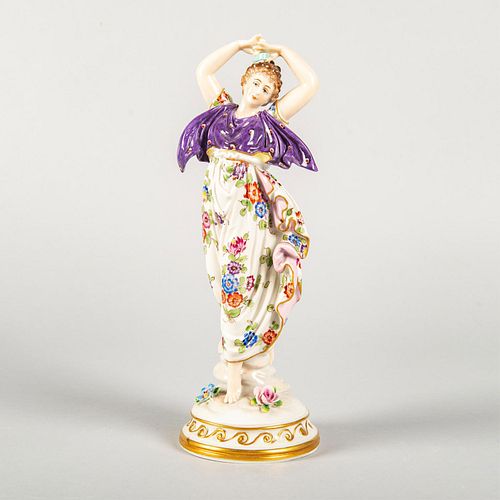 VINTAGE VOLKSTEDT FIGURINE, LADY DANCERPorcelain;