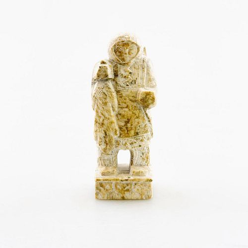 INUIT SOAPSTONE/REGIONAL STONE FIGURINE