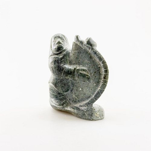 INUIT SOAPSTONE/REGIONAL STONE FIGURINE