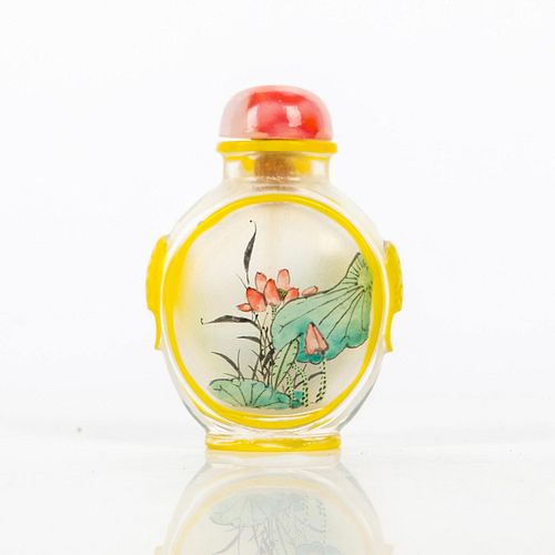 VINTAGE CHINESE SNUFF BOTTLE MOUNTAINS 3998df