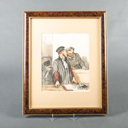 HONORE DAUMIER PRINT LES GENS 39990a