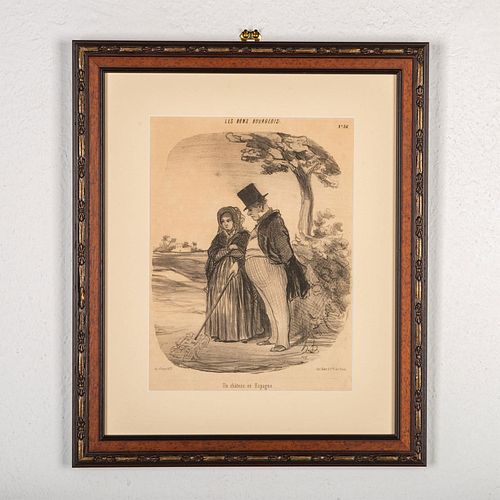 FRAMED PRINT, LES BONS BOURGEOIS UN