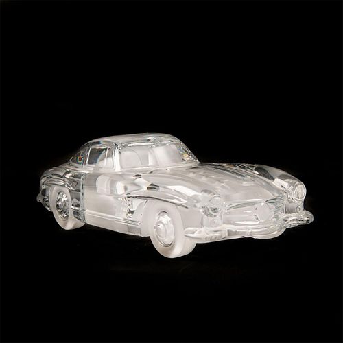 DAUM FRANCE CRYSTAL CAR SCULPTURE 39996b