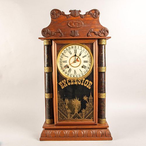 EUREKA MANTLE CLOCK, EIGHT DAY