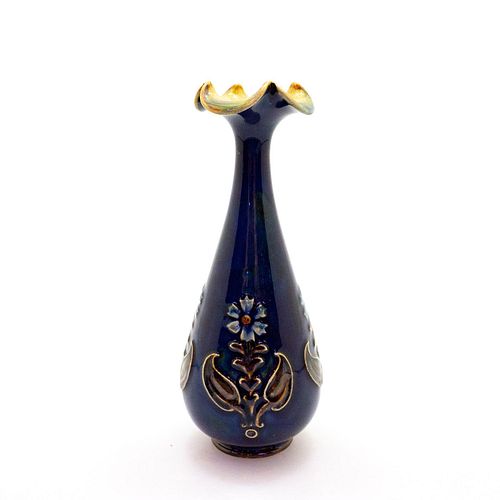 DOULTON LAMBETH COBALT VASEsmall Doulton