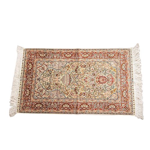 PERSIAN HAND KNOTTED PRAYER RUGFine 399a24