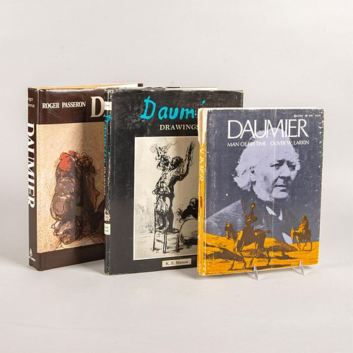 3 COLLECTORS BOOKS HONORE DAUMIERDaumier  399a47