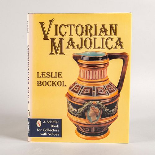 VICTORIAN MAJOLICA HARDCOVER BOOKThe 399a42