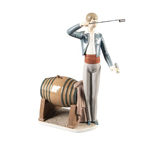 LLADRO FIGURINE, WINE TASTER 01005239Large