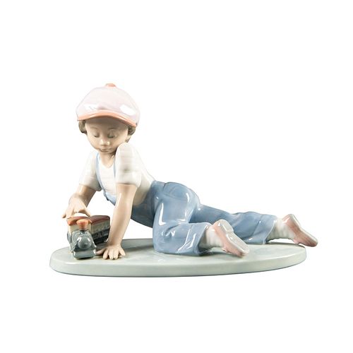 LLADRO FIGURINE, ALL ABOARD 01007619Collectors